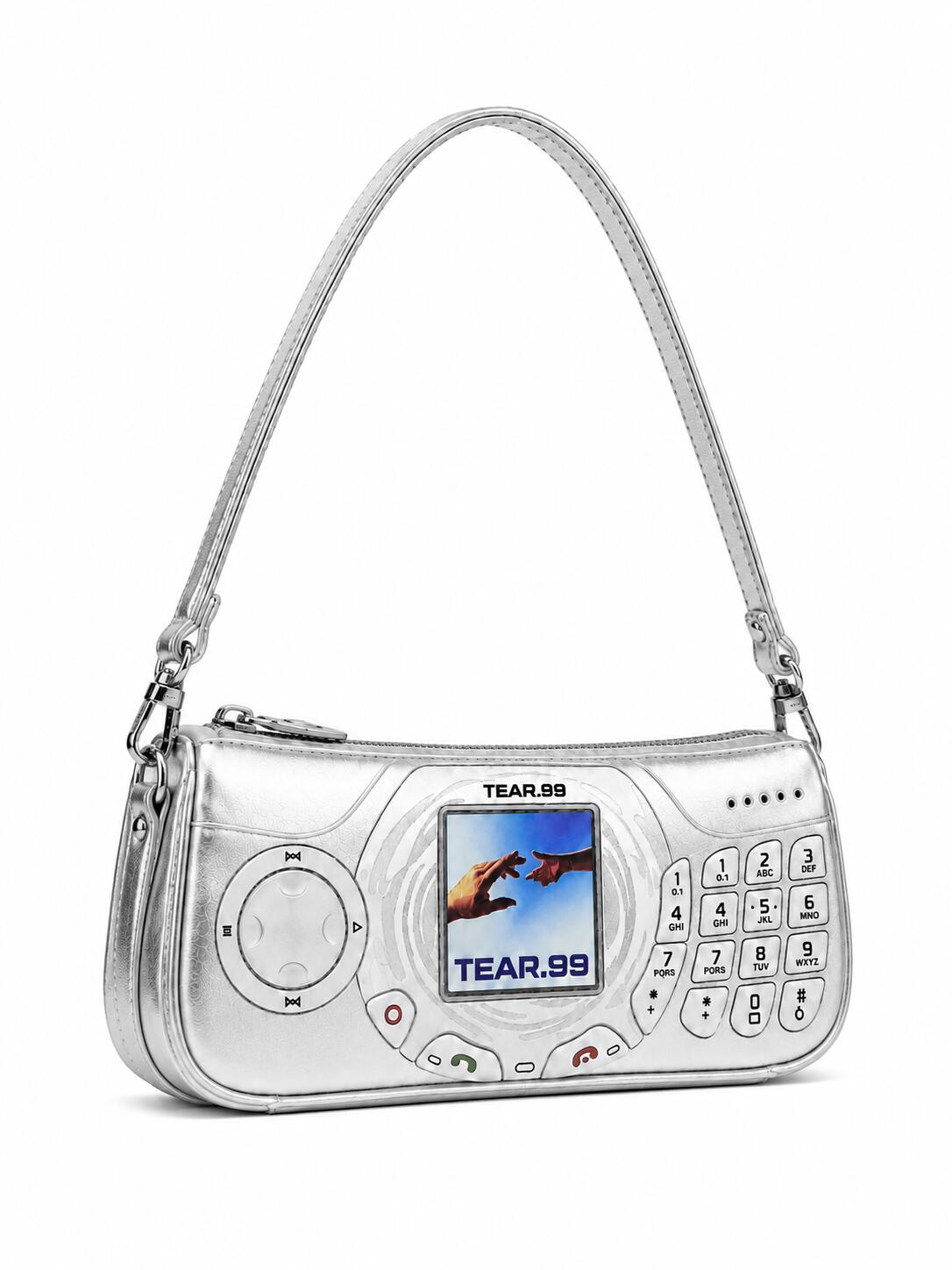 Retro Flip Phone Shoulder Bag