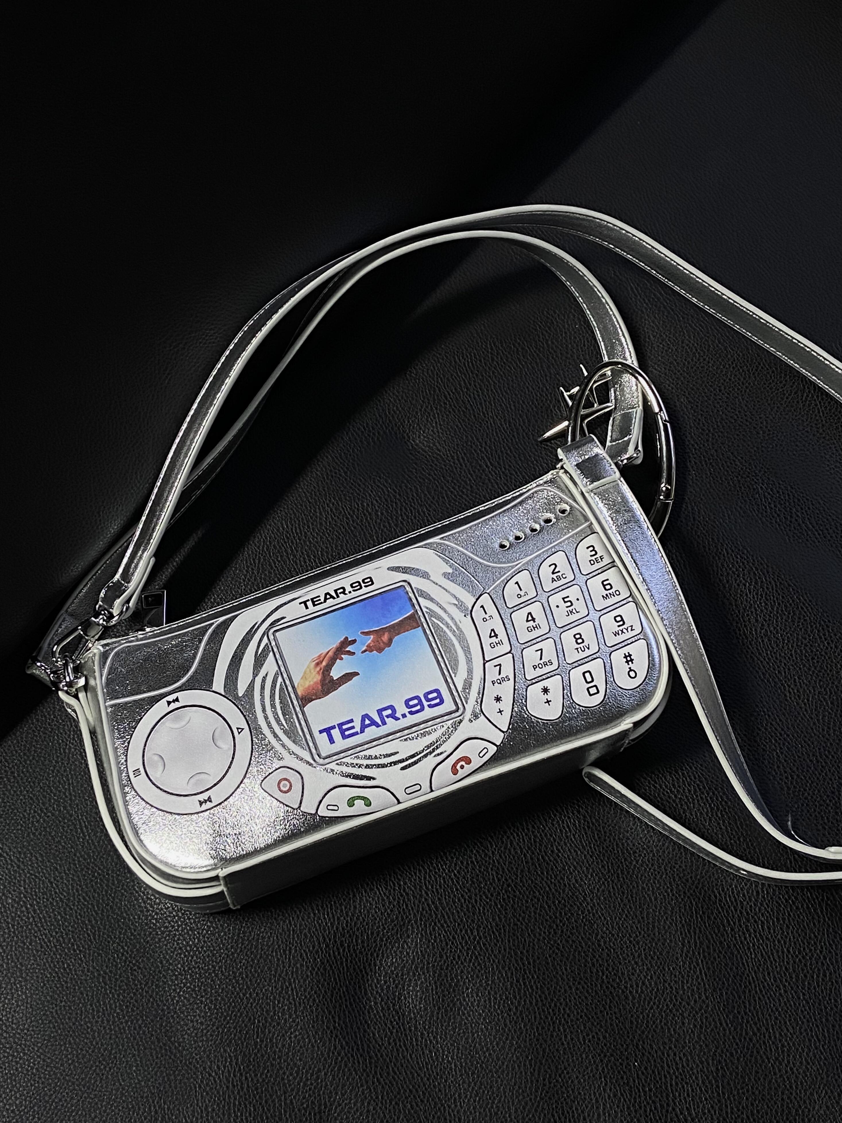 Retro Flip Phone Shoulder Bag