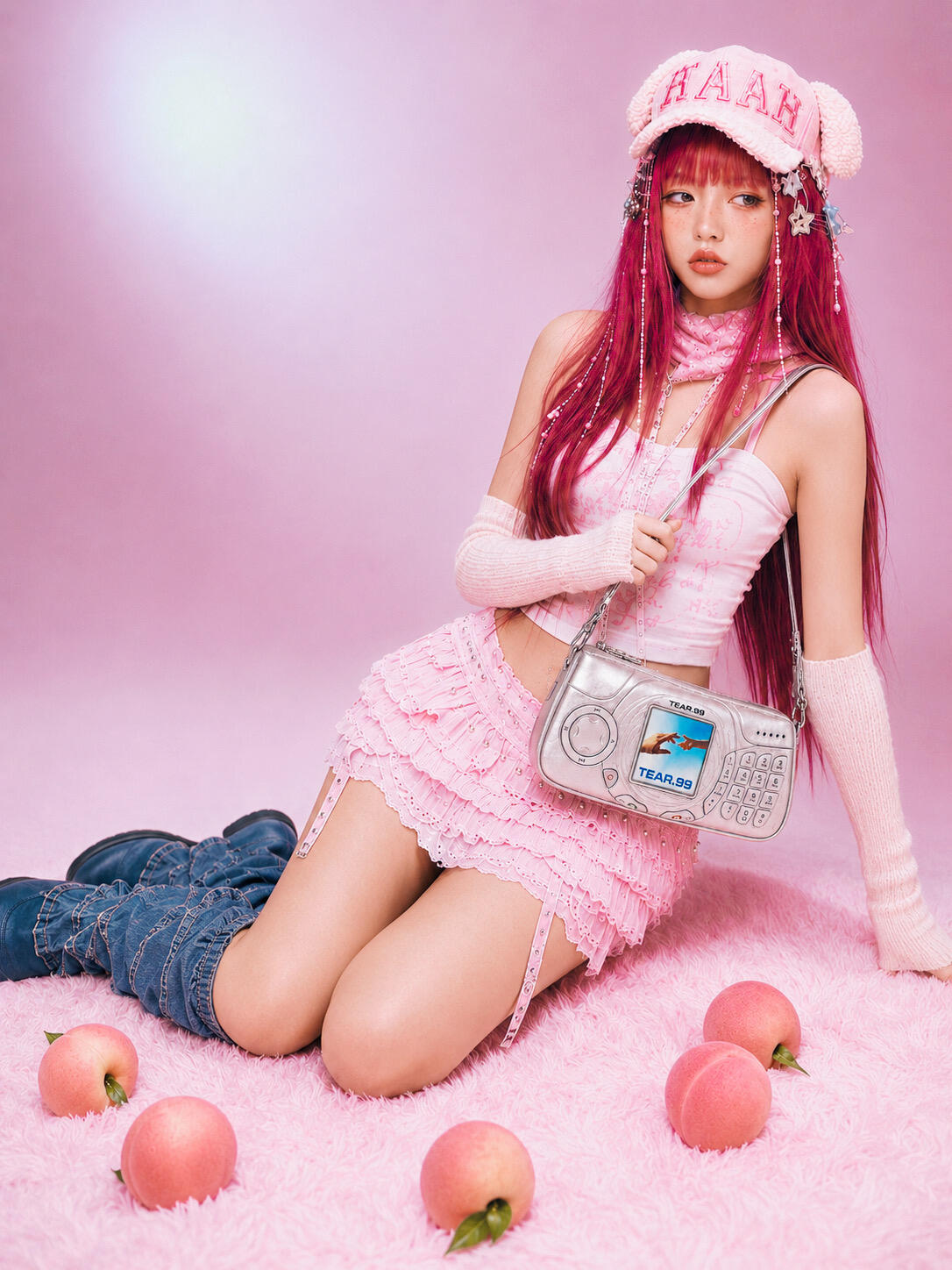 Retro Flip Phone Shoulder Bag