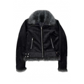 Thick fur collar jacket