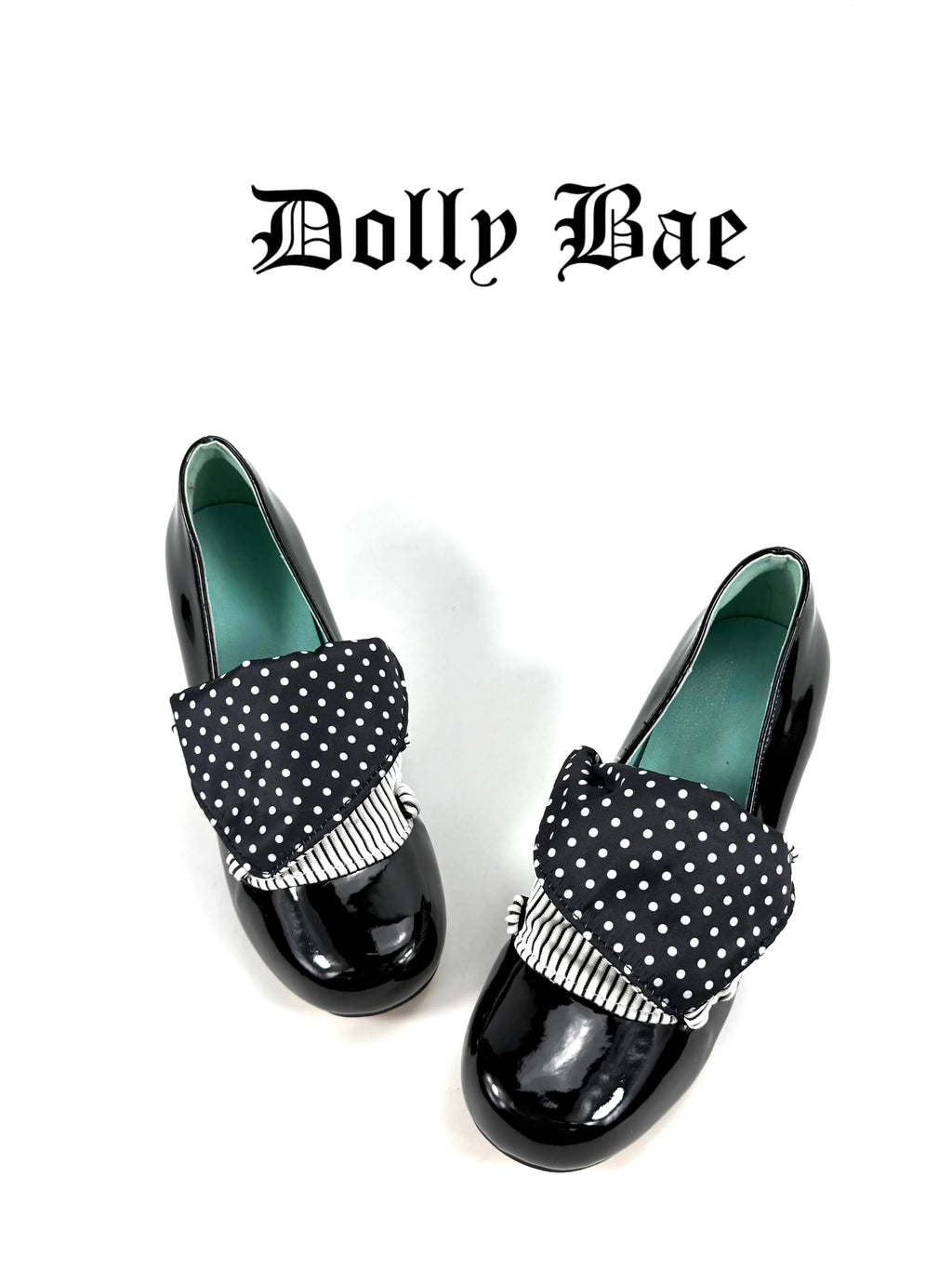 Dollybae Vintage Polka Dot High Heels