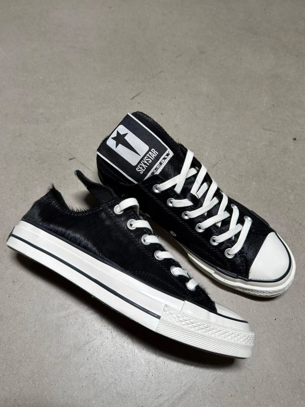 Vintage Vulcanized Board Shoes – Black Retro Skate Sneakers