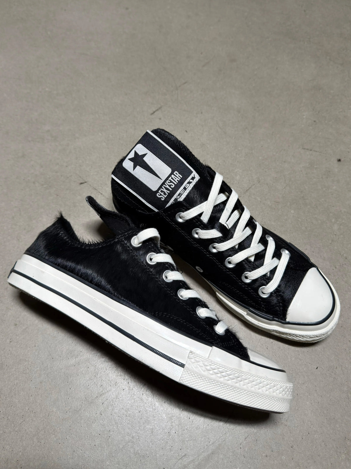 Vintage Vulcanized Board Shoes – Black Retro Skate Sneakers