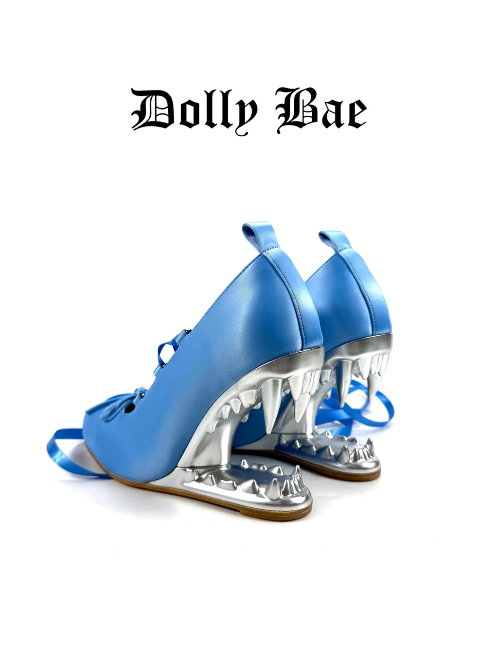 Dollybae Satin Strap-On Heels