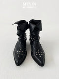 Niche Pointed Rider Boots black