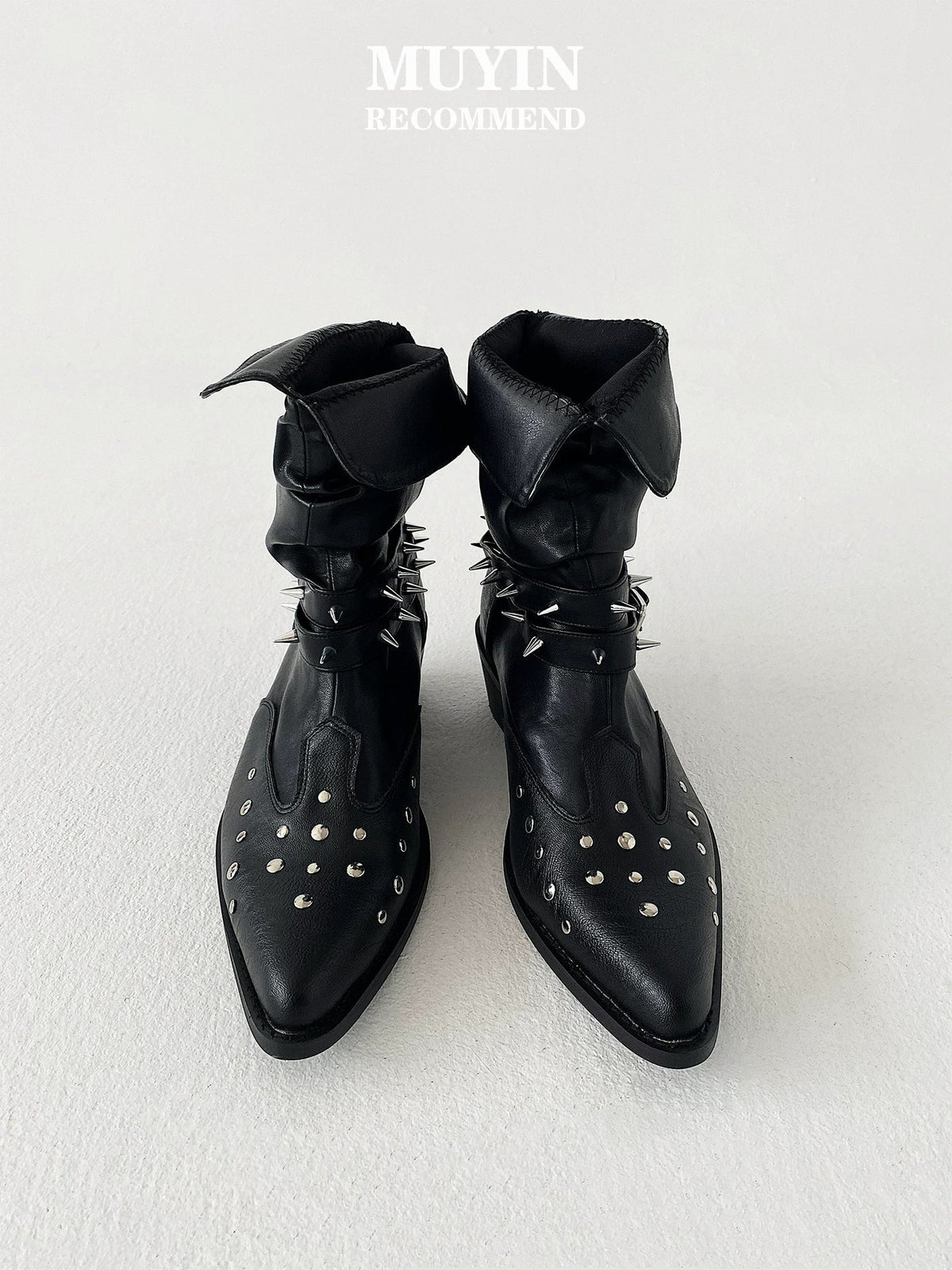 Niche Pointed Rider Boots black