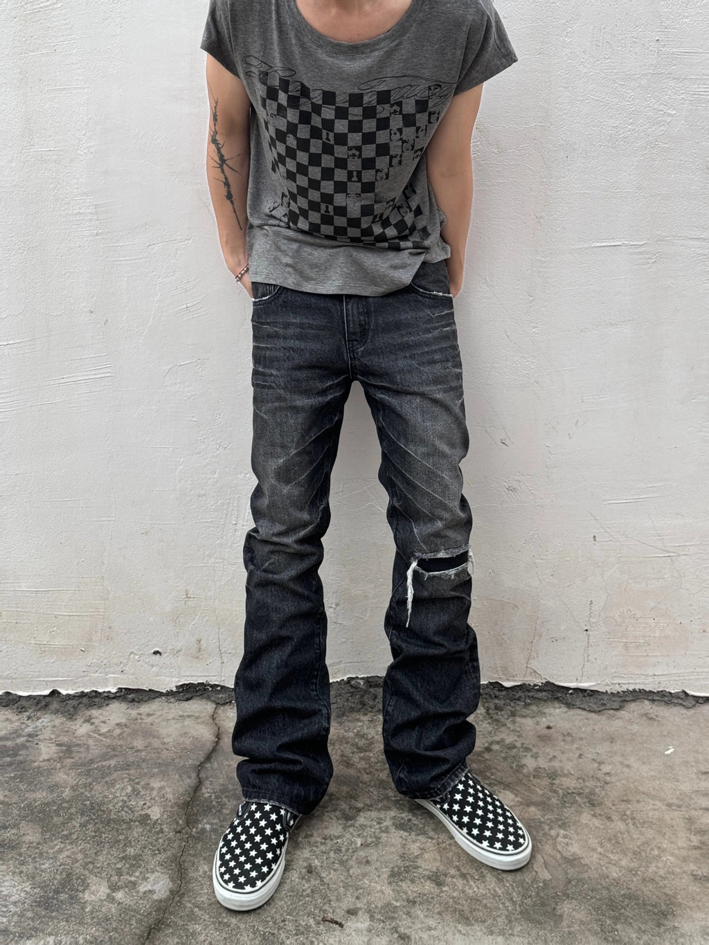 Vintage Slim Fit Jeans - back
