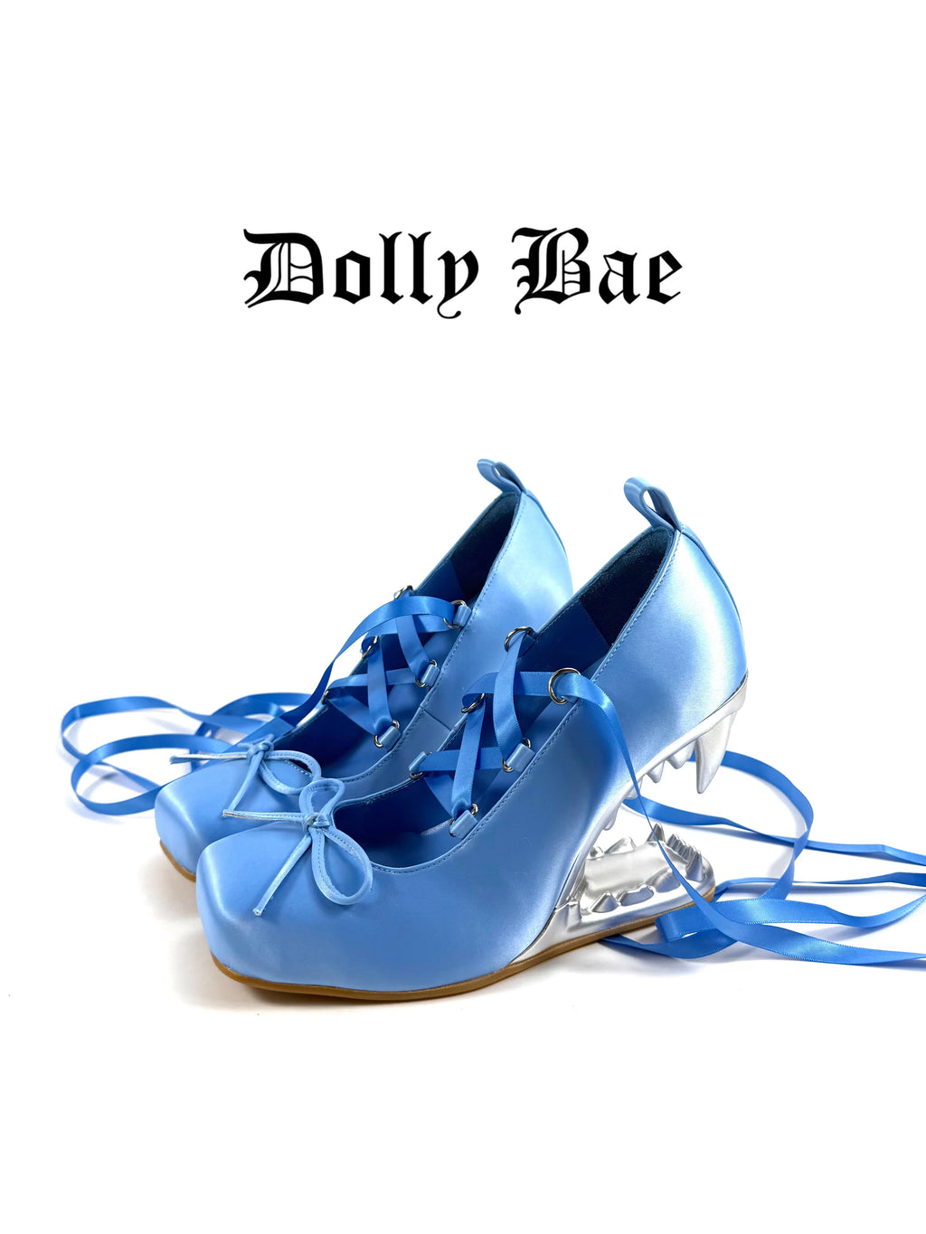 Dollybae Satin Strap-On Heels