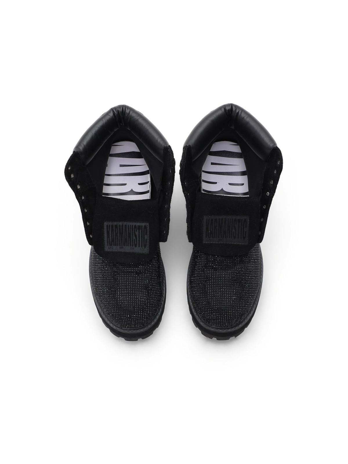 Glitter High-Top Boots – Sparkle Y2K Lace-Up Boots