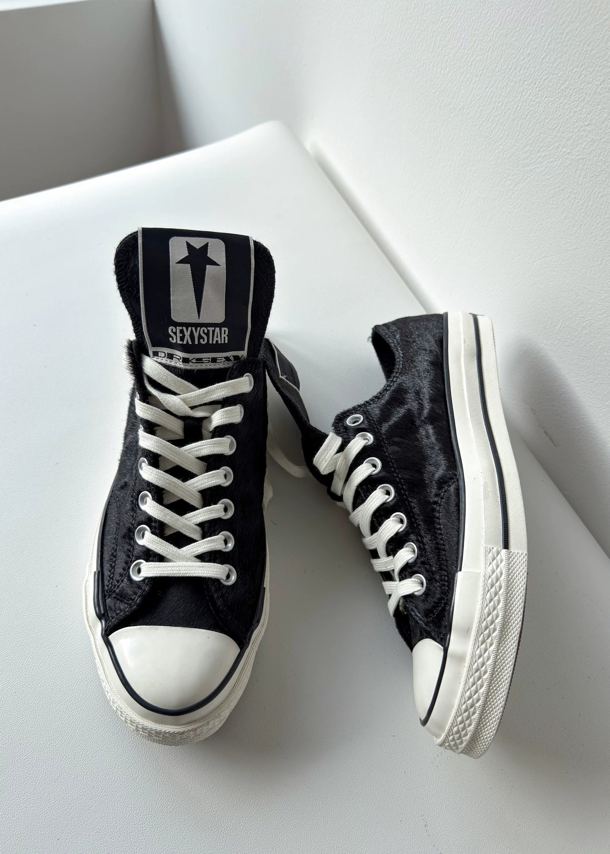 Vintage Vulcanized Board Shoes black