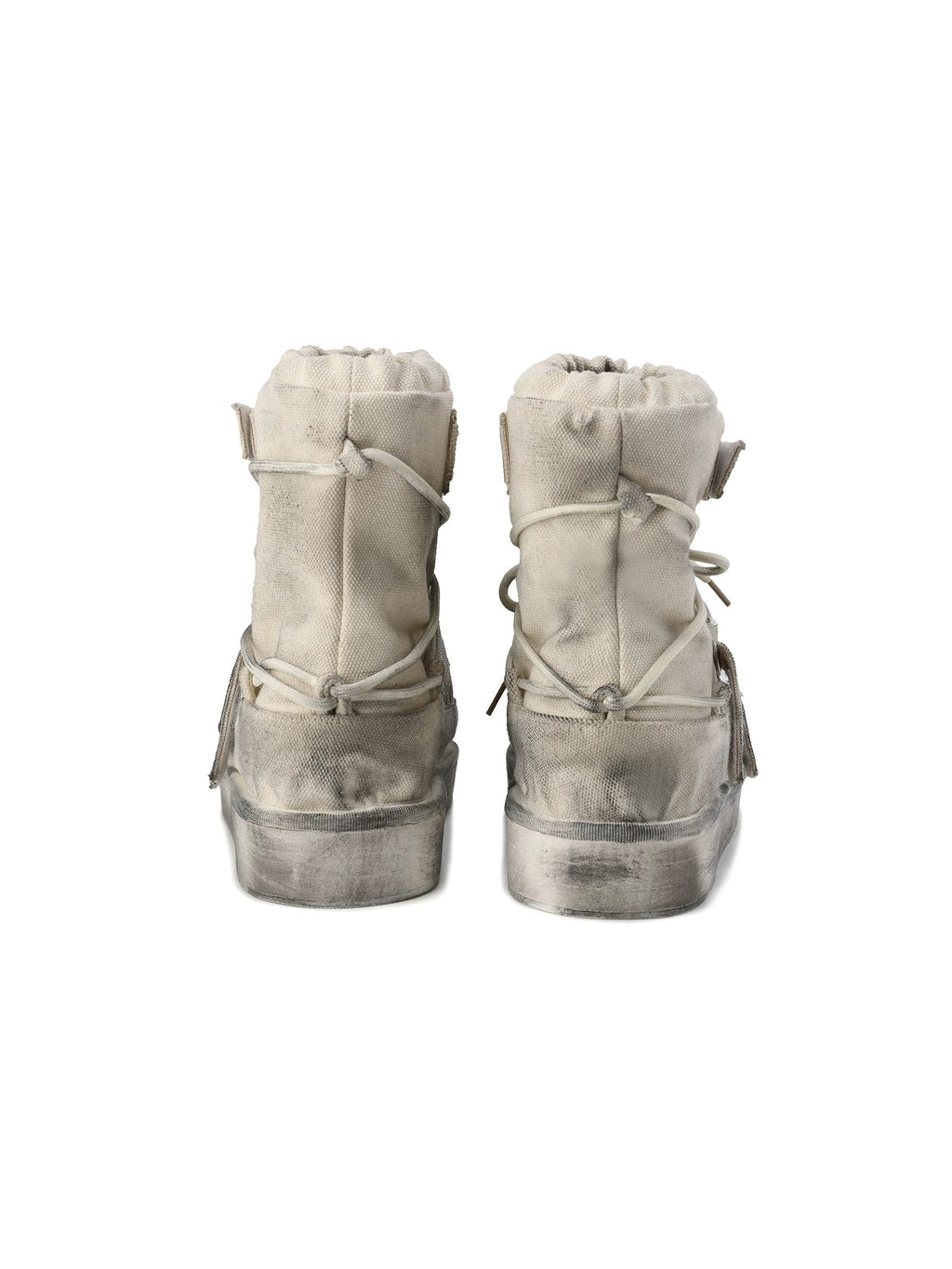 24ANS Detachable Sole Distressed Snow Boots