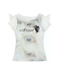 Vintage wings slim fit t-shirt