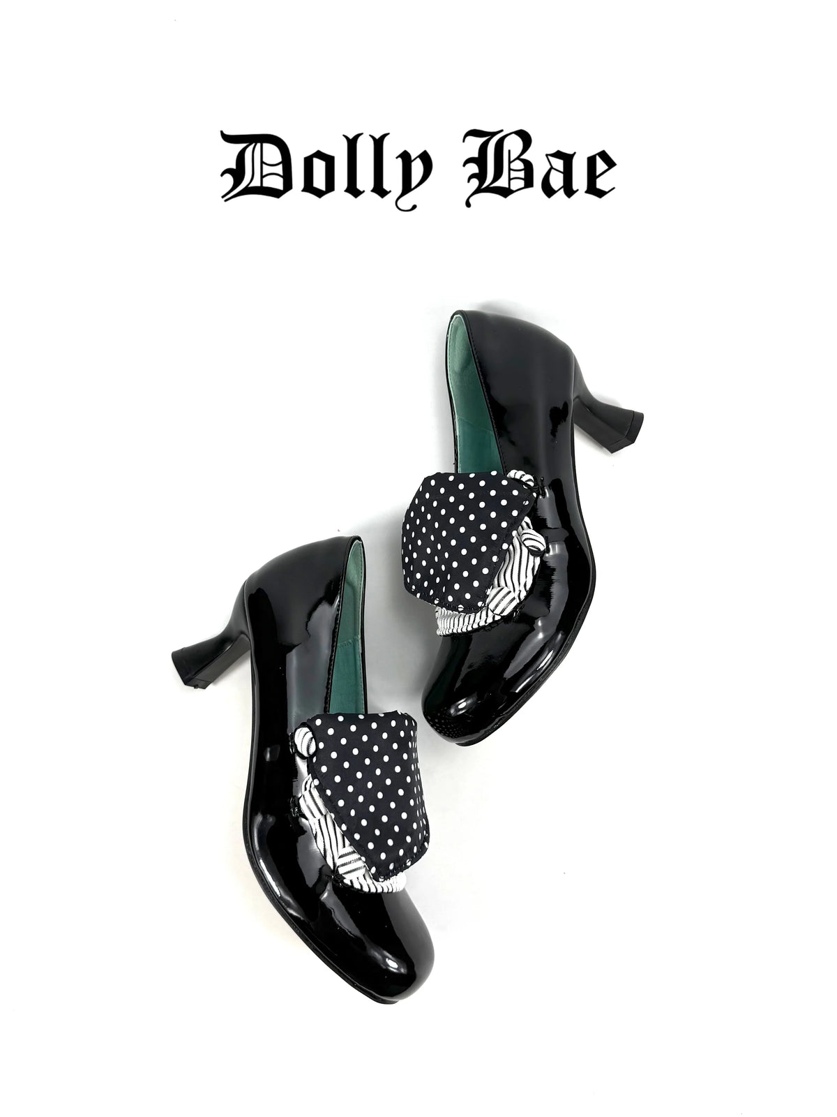 Dollybae Vintage Polka Dot High Heels