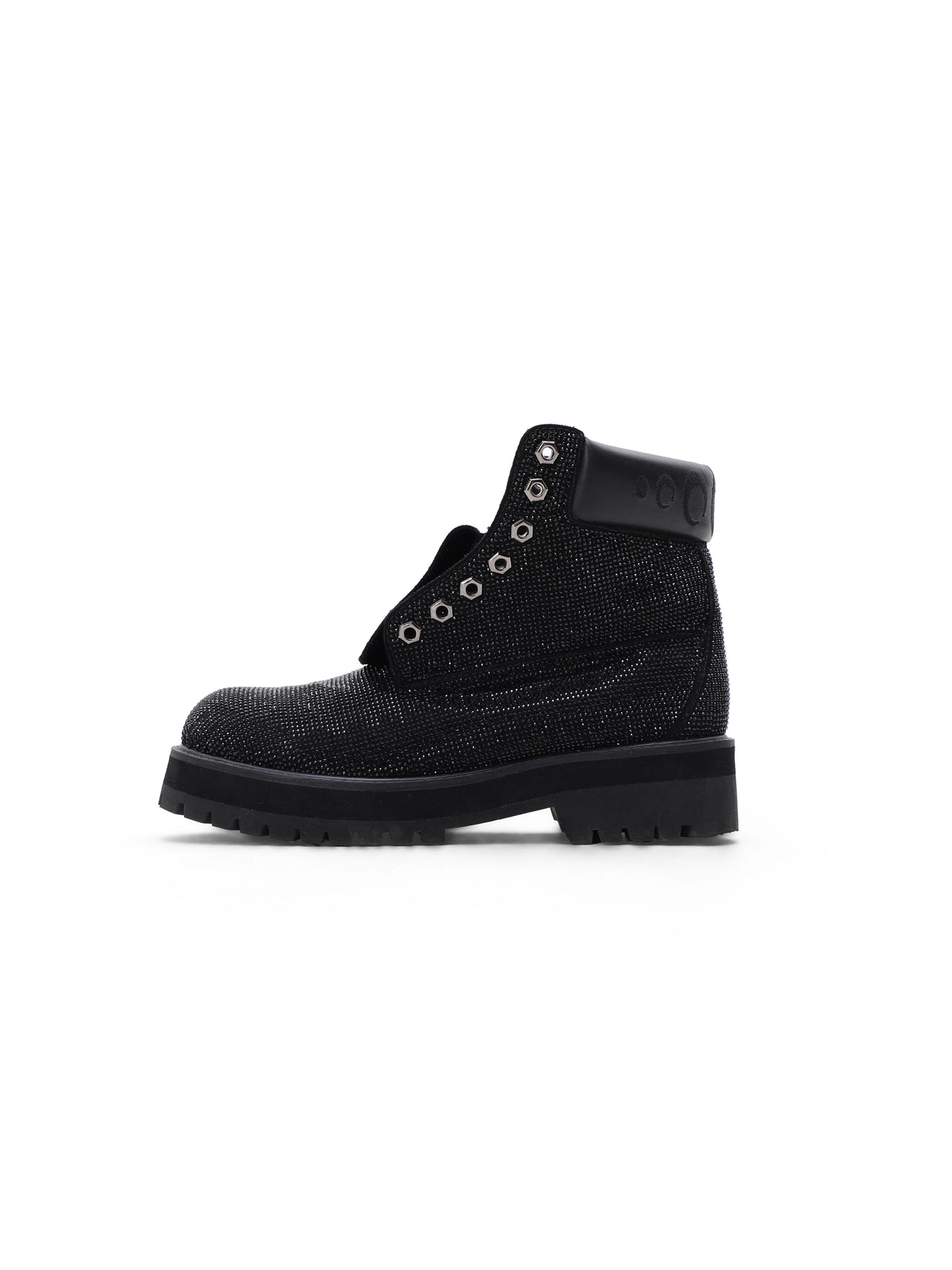 Glitter High-Top Boots – Sparkle Y2K Lace-Up Boots