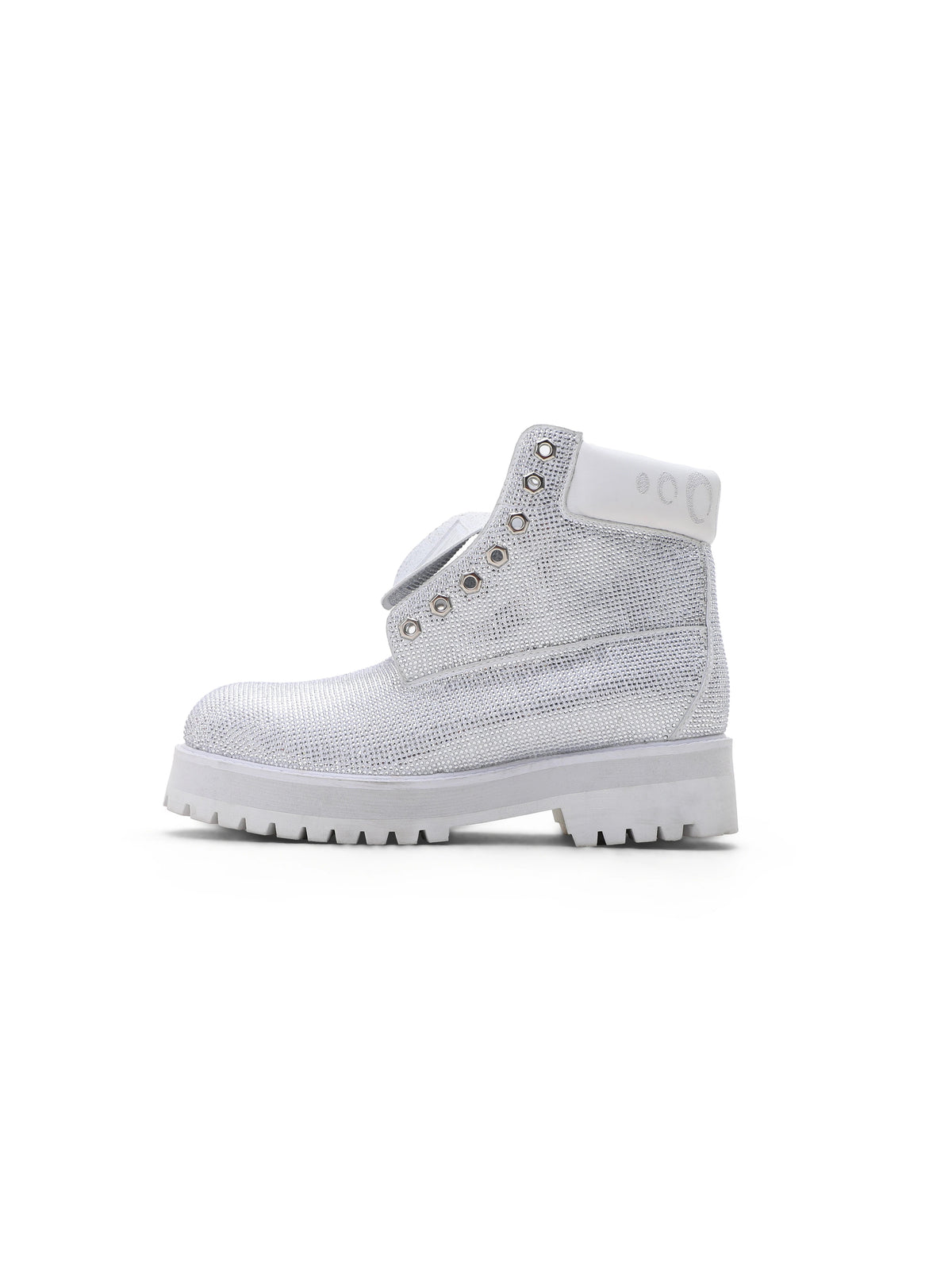 Glitter High-Top Boots – Sparkle Y2K Lace-Up Boots