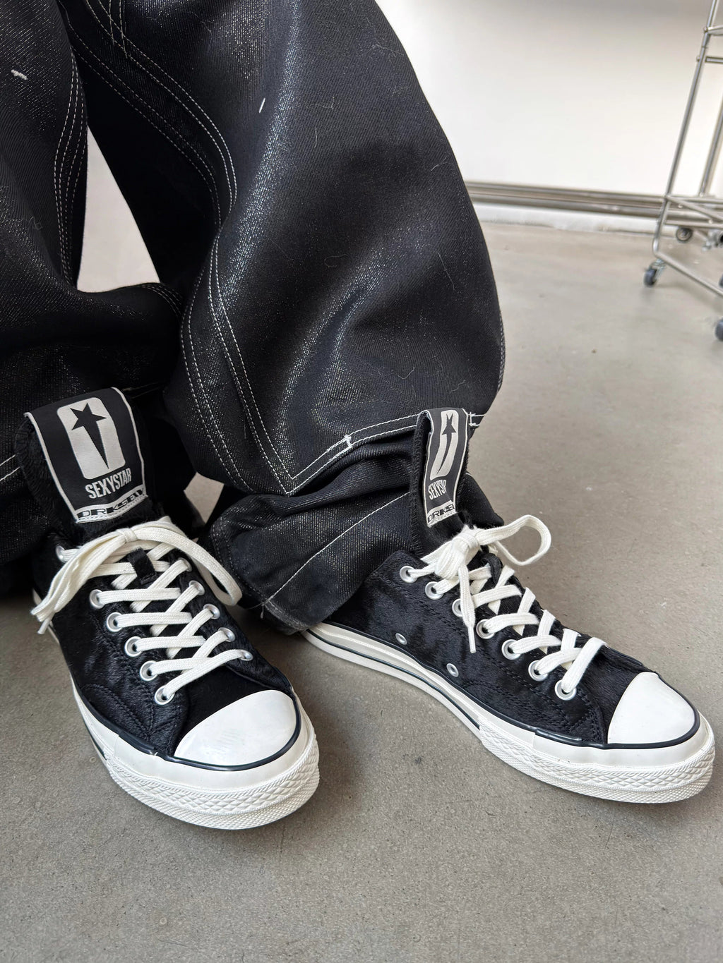 Vintage Vulcanized Board Shoes – Black Retro Skate Sneakers
