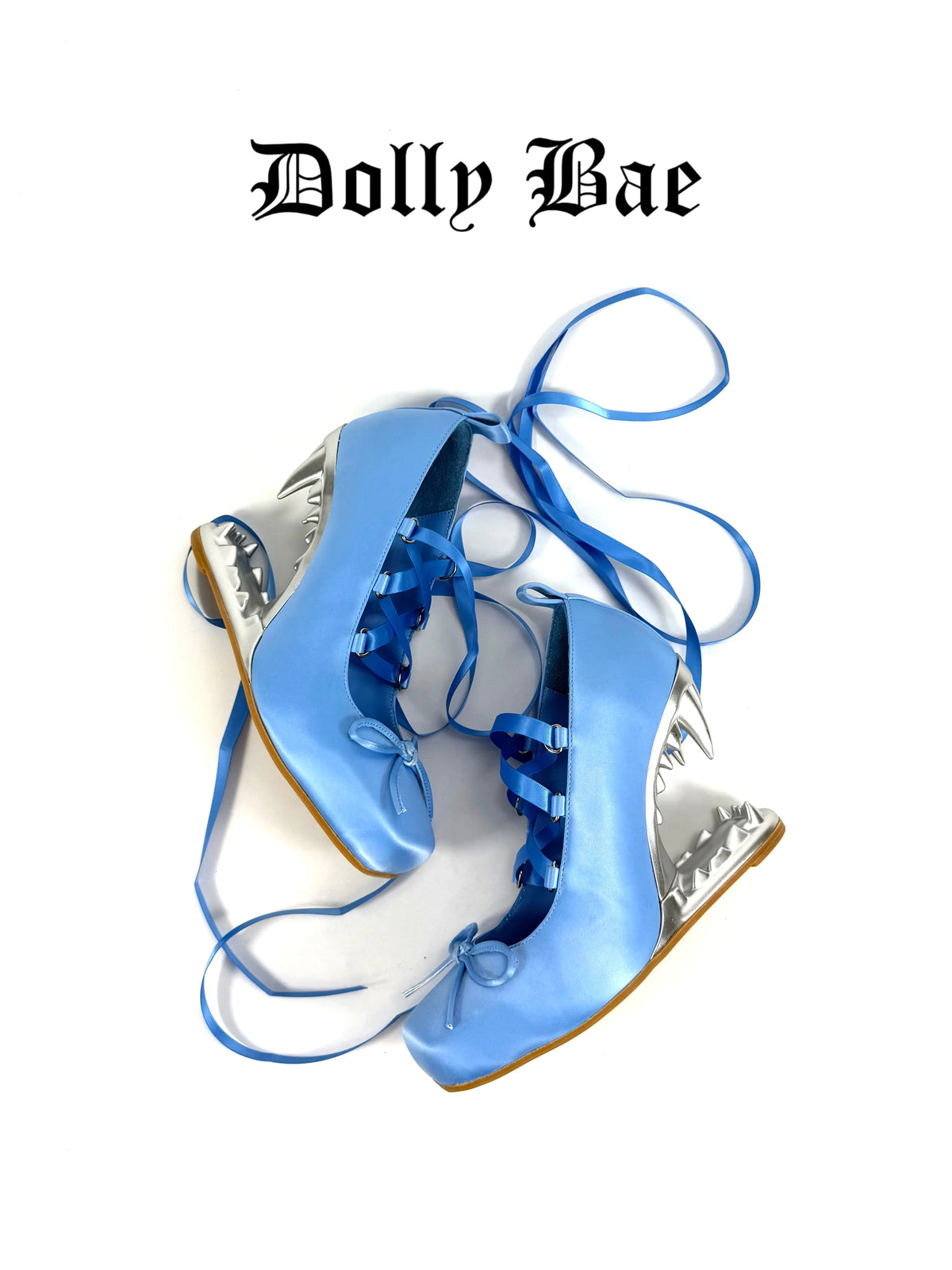 Dollybae Satin Strap-On Heels