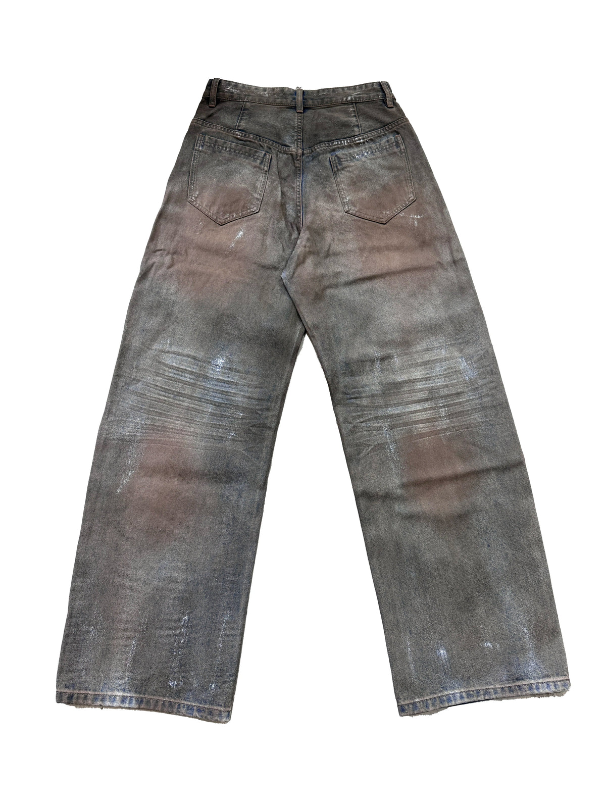Distressed Blue Batik Jeans - back