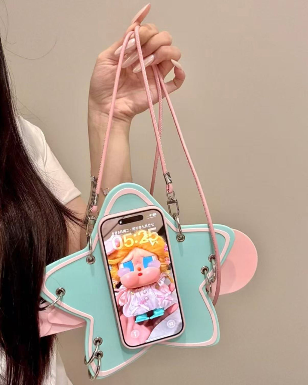 STAR HAIR CLIP SILICONE PHONE CASE – Cute Star Hair Clip Phone Cover