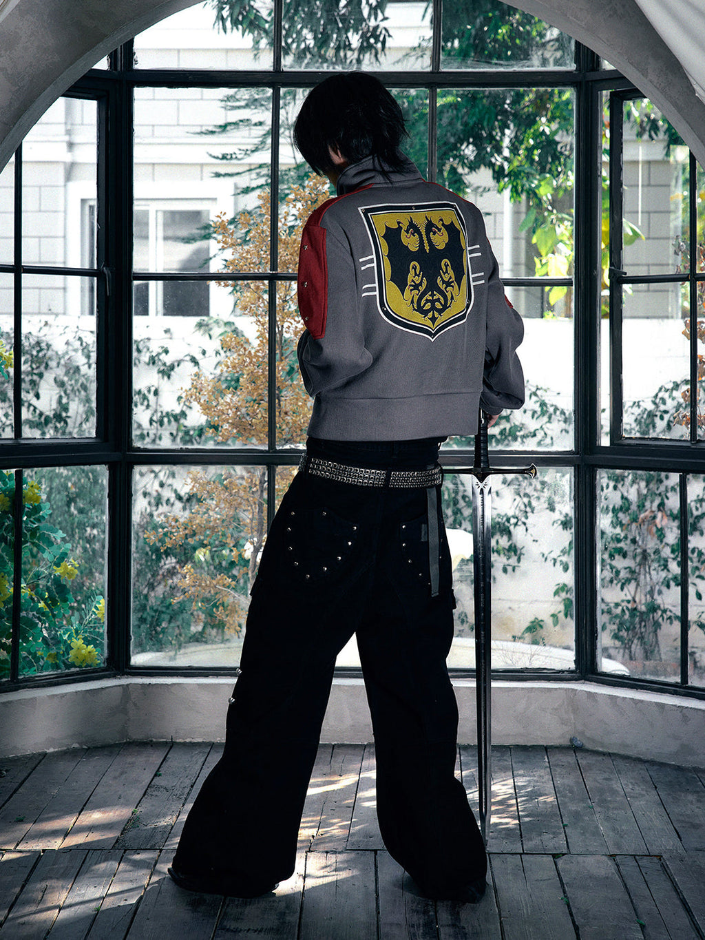 PAIKI Studded Work Pants