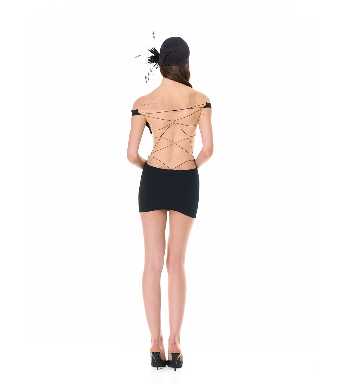 Backless Cross-Tie Halter Bodycon Dress – RATS MOTEL