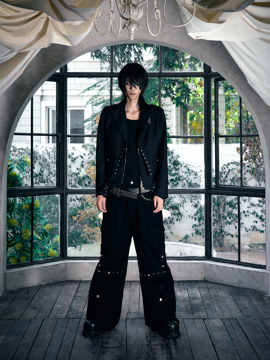 PAIKI Studded Work Pants