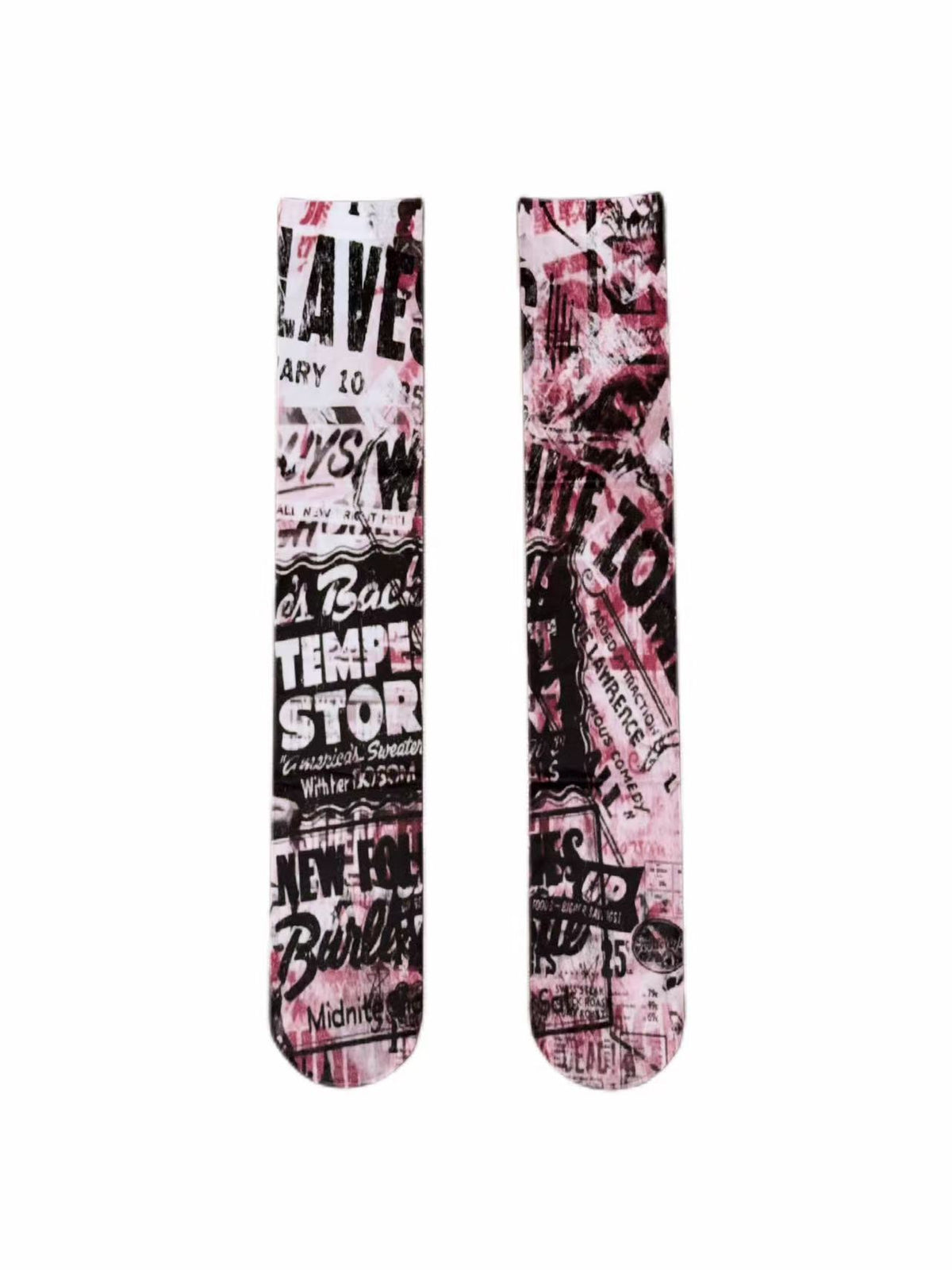 ACID VISION Velvet Knee-High Socks