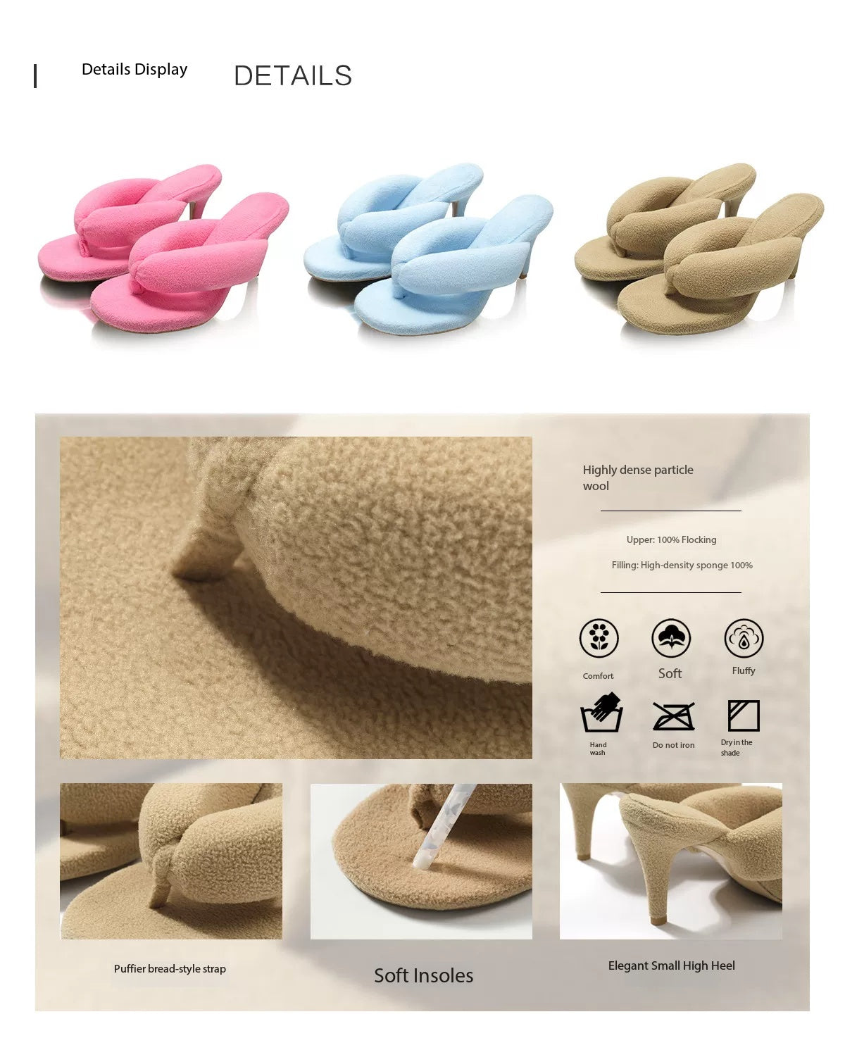 Puffy Plateau Flip-Flop Absätze