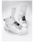 PAIKI Shadow Blade Leather Detachable Tongue Platform Sneakers