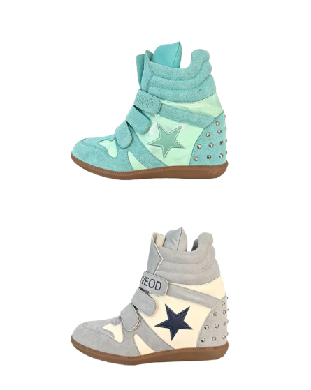 Candy Series Y2K Platform Wedge Sneakers