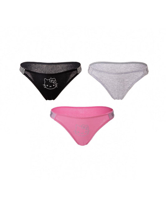 Sparkle Kitty Rhinestone Panties