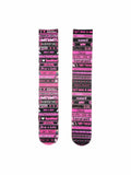 ACID VISION Velvet Knee-High Socks