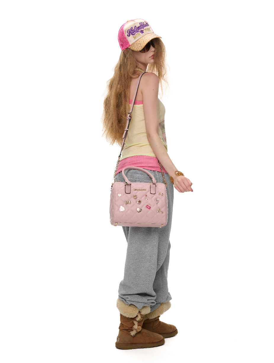 NORGIRA | Carry All Plastic Bag Print Fitted Tank Top