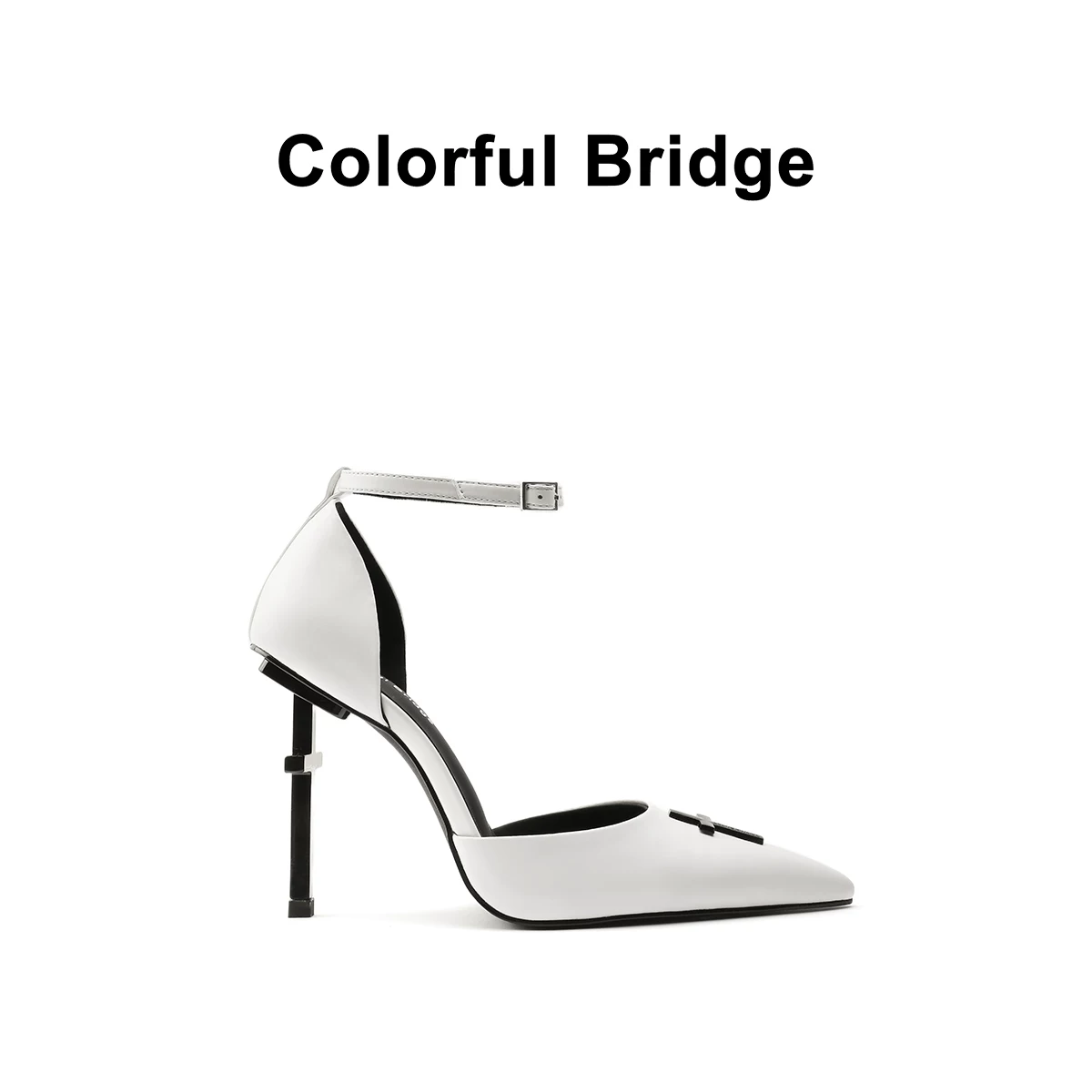 Crucifix Cut-Out Strappy Heels