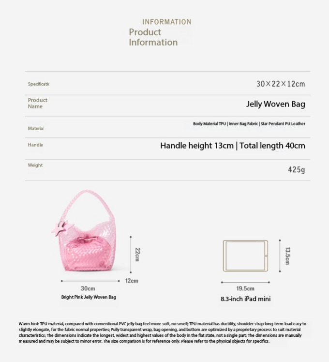 PVC Beach Jelly Bag