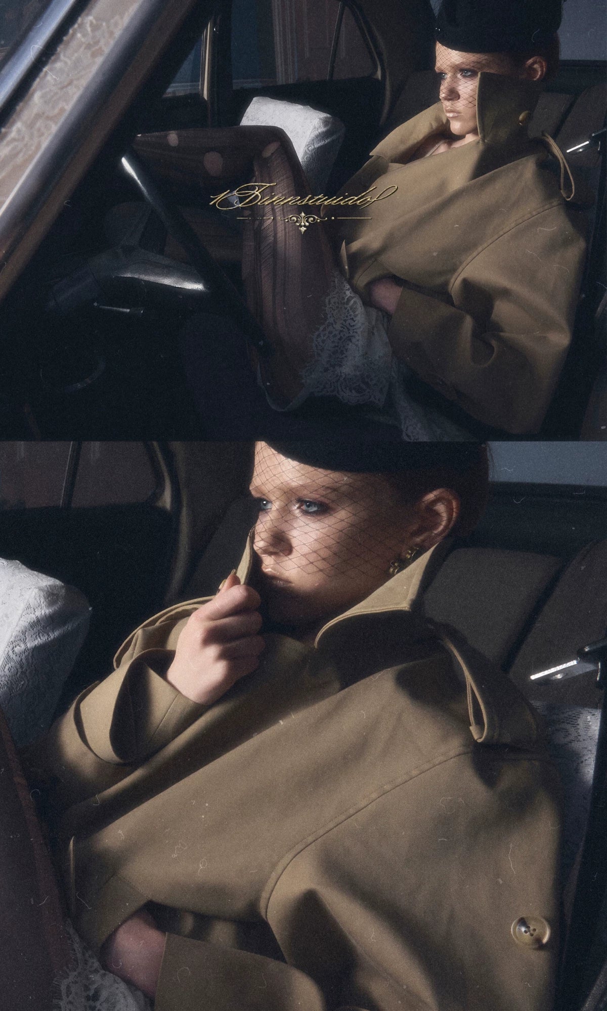 Tailored Slim Fit Double-Breasted Trench Jacket