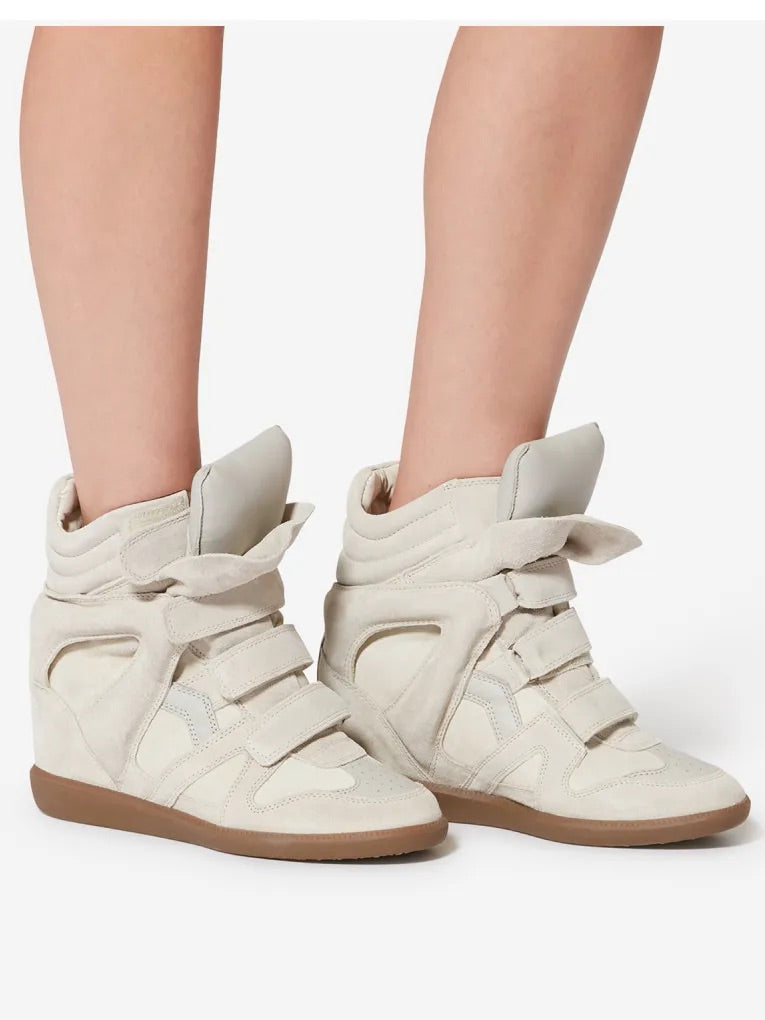 Y2K Hidden Heel High-Top Velcro Sneakers