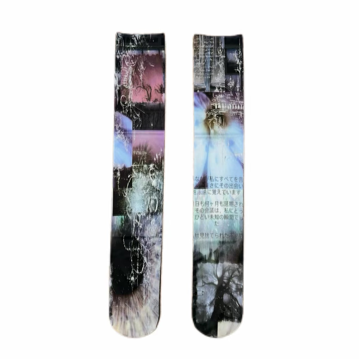 ACID VISION Velvet Knee-High Socks