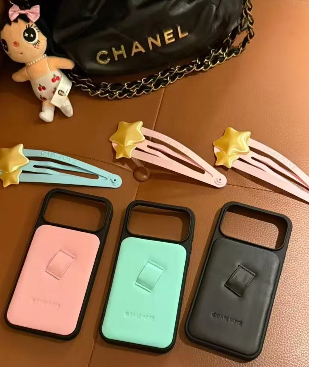 3D Star Hair Clip Phone Case
