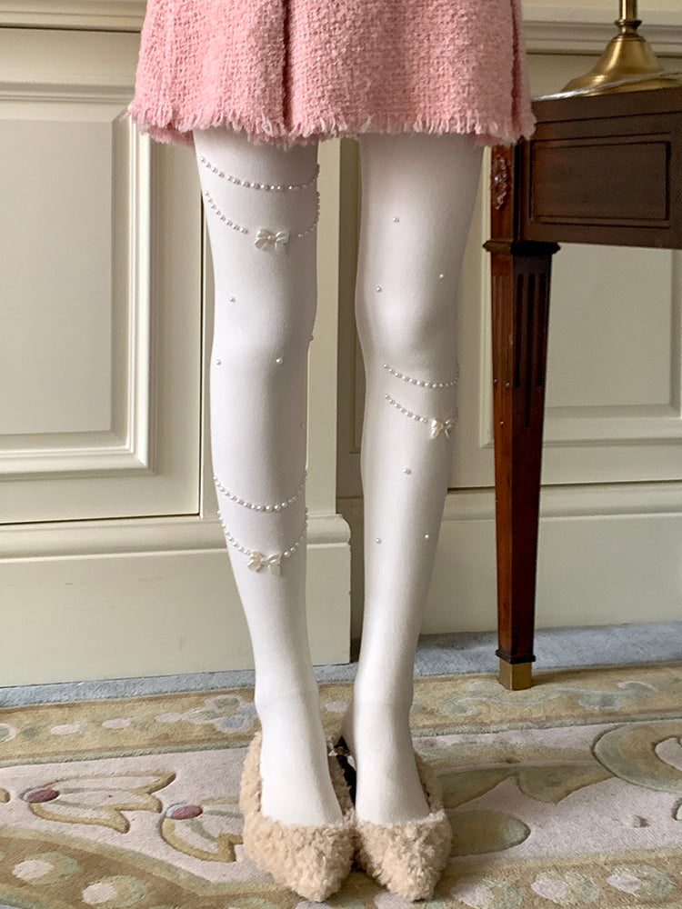Bead Details Tights