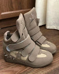 Retro Hidden Heel Canvas Casual Wedges
