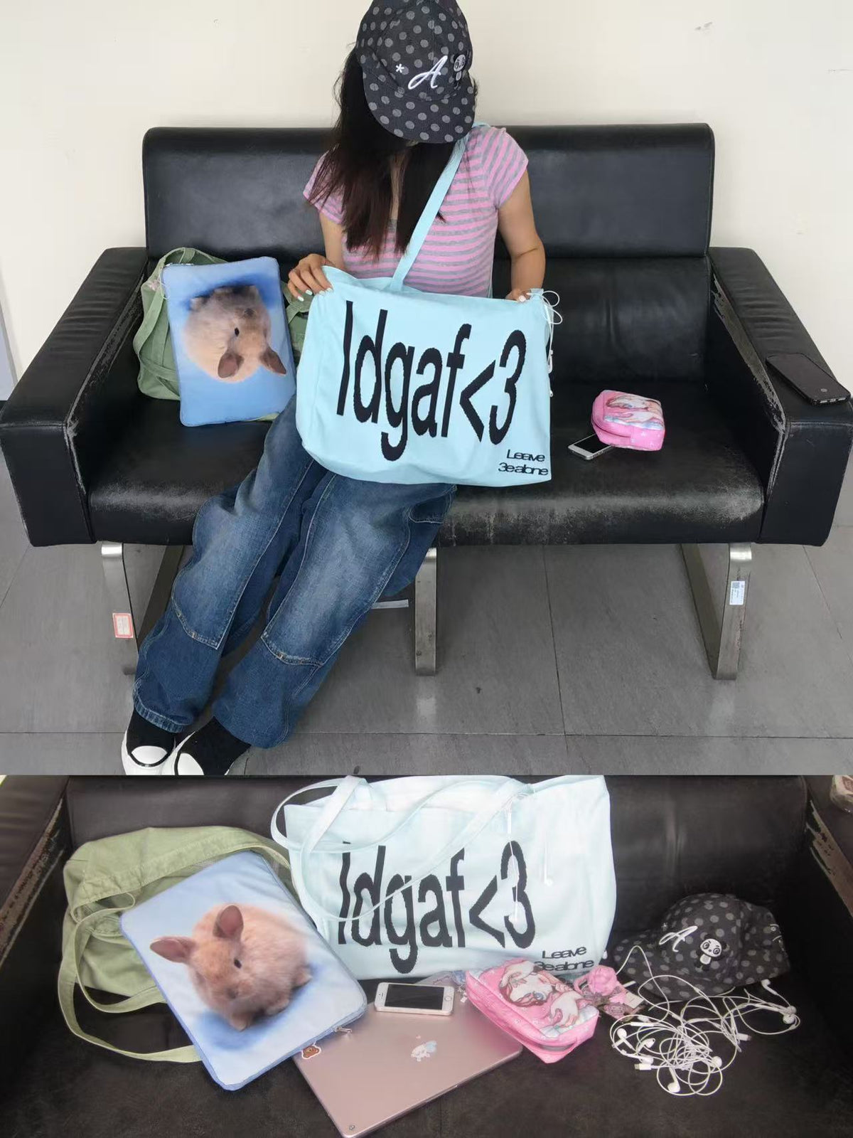 idgaf <3 Archive Tote Bag