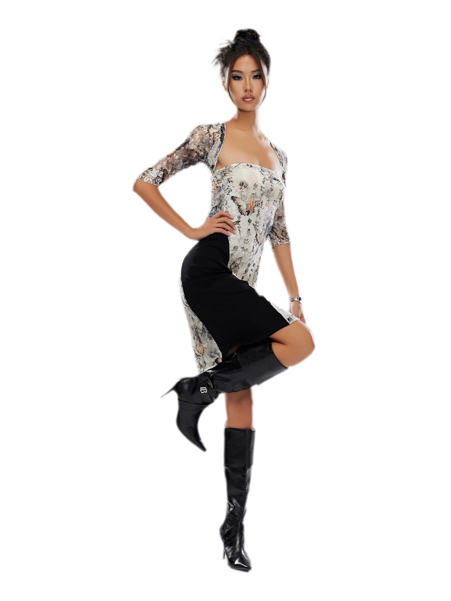 Oil-Waxed Pointed-Toe Tall Boots – Vintage Faux Leather Stiletto Knee-High Boots
