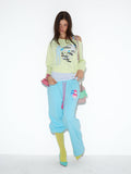 NORGIRA MSN Messenger Drawstring Sweatpants – Blue