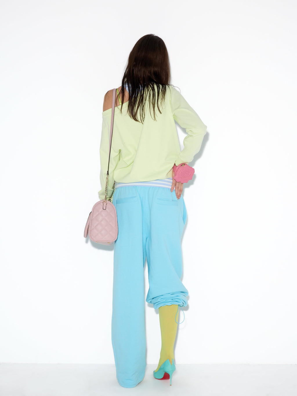 NORGIRA MSN Messenger Drawstring Sweatpants – Blue