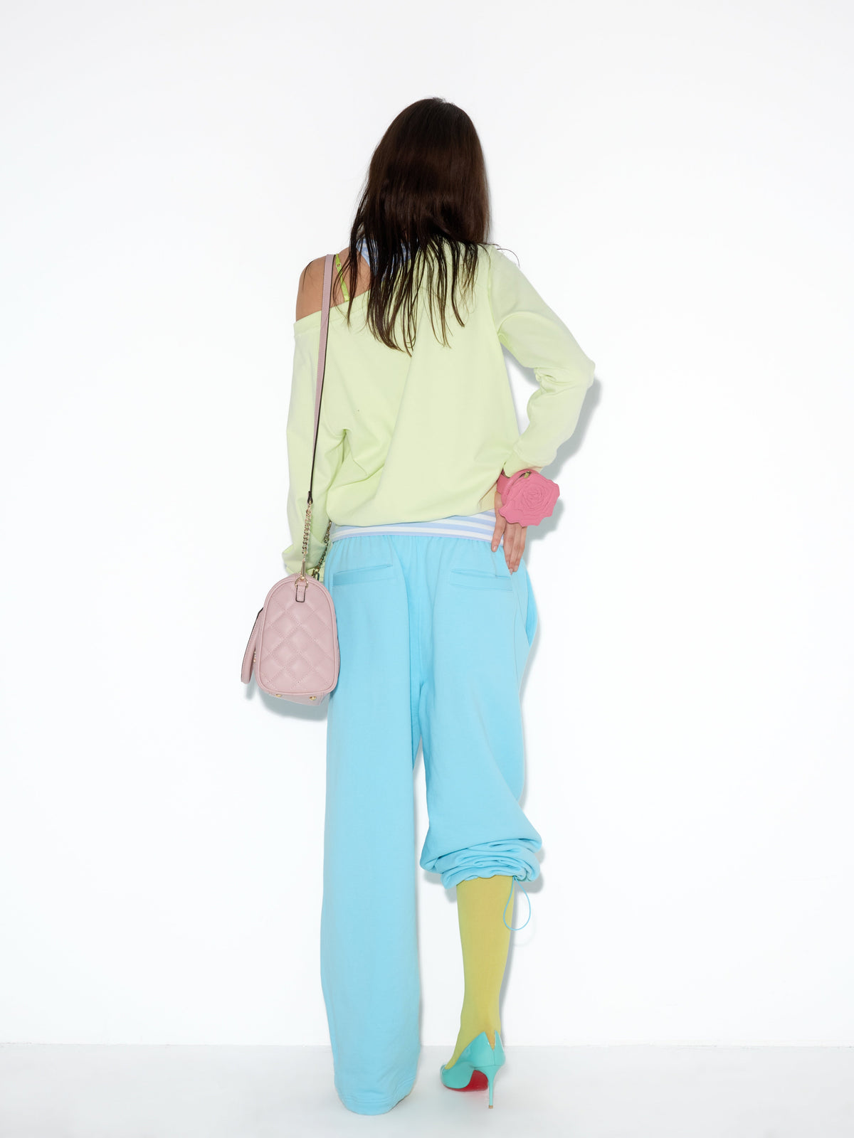NORGIRA MSN Messenger Drawstring Sweatpants – Blue