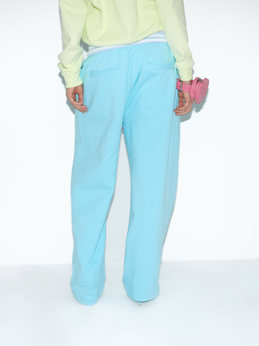 NORGIRA MSN Messenger Drawstring Sweatpants – Blue