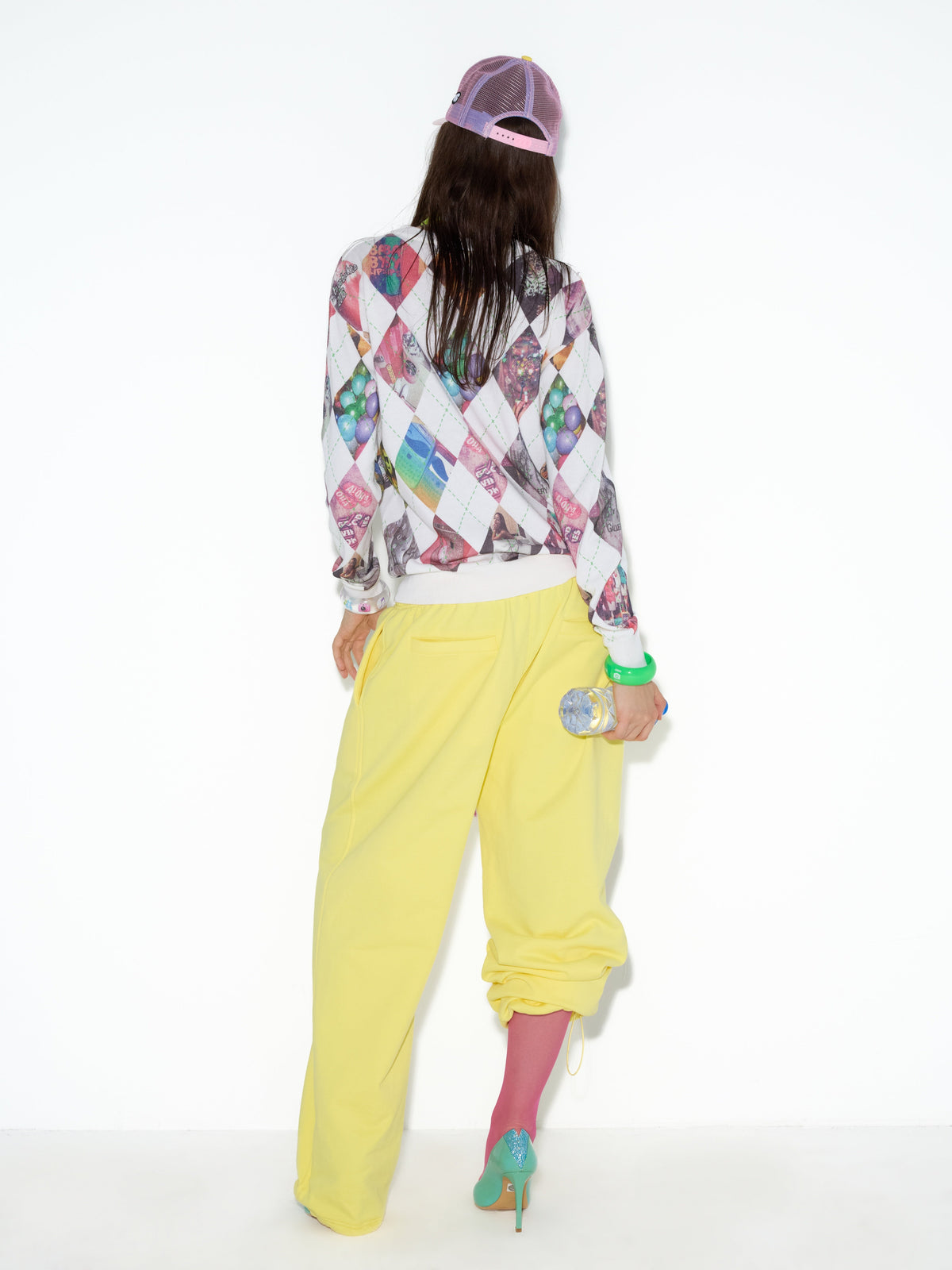 NORGIRA MSN Messenger Drawstring Sweatpants – Yellow