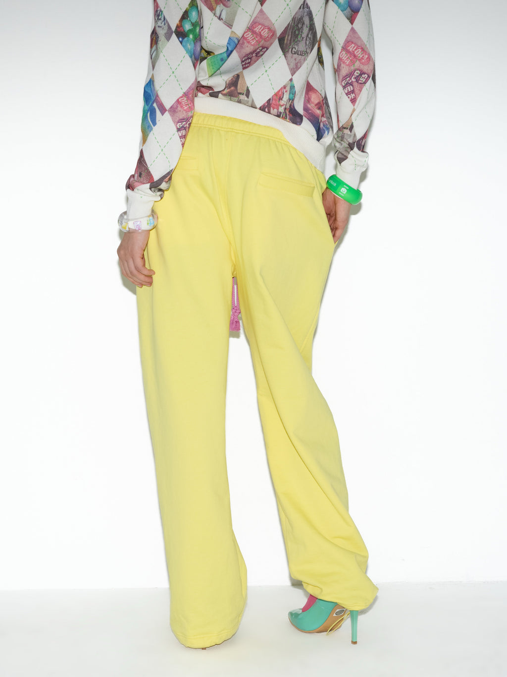 NORGIRA MSN Messenger Drawstring Sweatpants – Yellow