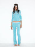NORGIRA Earphone Velour Hoodie & Pants Set – Blue